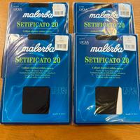 Set 4 pz collant caffè 20 den Malerba