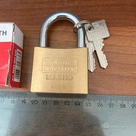 BURG WÄCHTER WURTH LUCCHETTO Magno 50 IN OTTONE