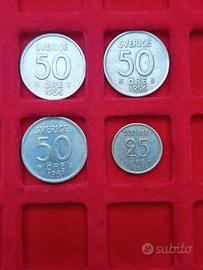 SVEZIA 50 Ore Argento 1956 (2) - 1961+ 25 Ore 1955