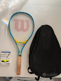 Kit tennis junior (racchetta Wilson+zaino+overgrip
