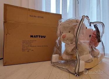 Nattou Dondolo per bambini LALI il cane - Beige/Ro