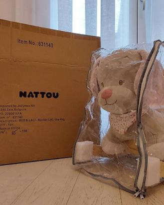 Nattou Dondolo per bambini LALI il cane - Beige/Ro