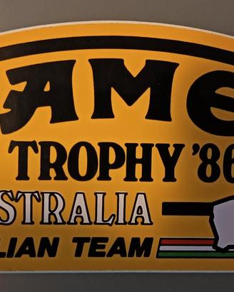 Adesivo Camel Trophy '86 Australia 