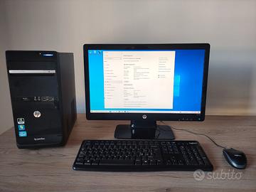 PC HP Intel i7 2600, 4GB RAM, 1 TB HD, monitor 22"