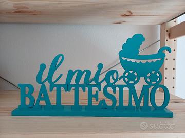 Scritta "Il mio battesimo"