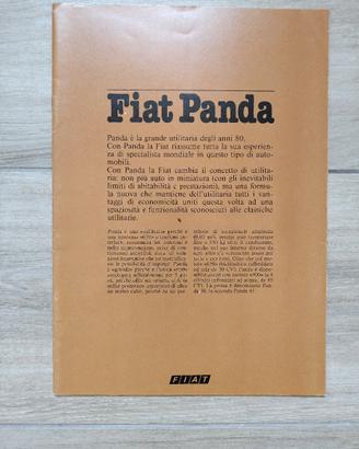 fiat panda depliant presentazione 2/1980 ita