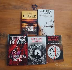 Set Jeffery Deaver, Finestra + Fiume + Stanza... 