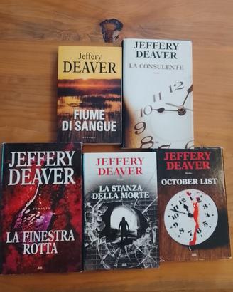 Set Jeffery Deaver, Finestra + Fiume + Stanza... 