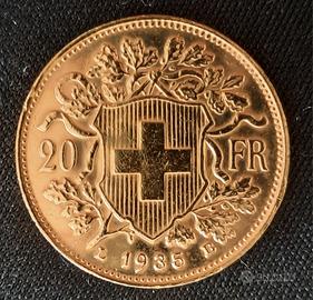 Moneta Marengo Svizzero 