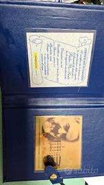 FRANCOBOLLO PADRE PIO IN ORO