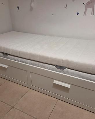 Letto Brimnes Ikea bianco - Roma