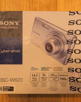 Sony Cyber-Shot  DSC-W620 Nera Nuova Sigillata