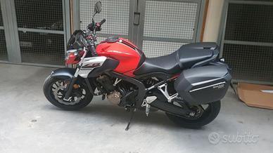 Honda CB 650 ABS 2018 13500 km Acessori Givi/SHAD