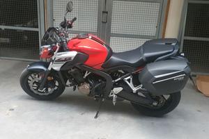Honda CB 650 ABS 2018 13500 km Acessori Givi/SHAD