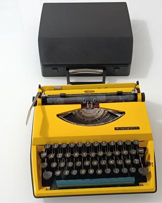 Macchina da scrivere Vintage Triumph Tippa  Gialla