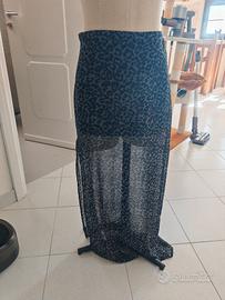 Gonna lunga con spacco a destra di H&M