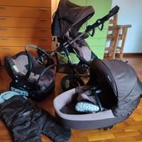 PASSEGGINO TRIO BEBE CONFORT 3 RUOTE HIGH TREK