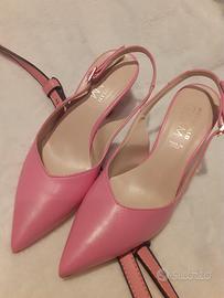 Sandalo rosa Pittarello e borsa tracolla