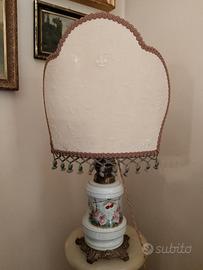 lampada a petrolio elettrificata dell'800