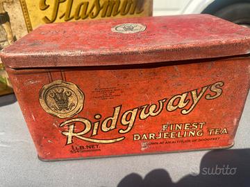 Scatola di latta vintage