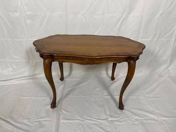 Tavolino in noce lastronatostile inglese '800.
