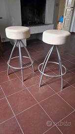 sgabelli alti da cucina acciaio/imbottiti usati
