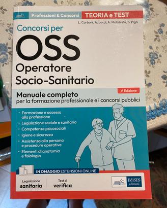 Manuale Oss V edizione e manuale quizz Oss III