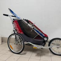 carrello per bici per un bimbo