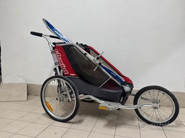 carrello per bici per un bimbo