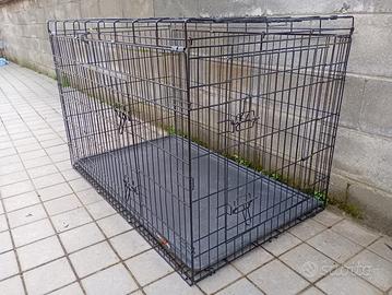 Gabbia/Kennel per cane in metallo, taglia grande