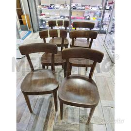 SEDIE PZ. 6 THONET DA RESTAURARE