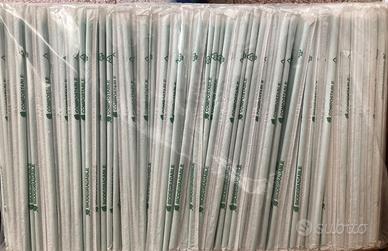 Cannuccia Bio Flessibile Incartata in PLA 100%