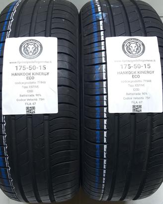 2 GOMME 175 50 15 HANKOOK A71948