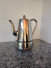 caffettiera 6 tazze MC acciaio nuova