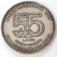 Moneta argento 0,925 55esima Fiera Padova 10g