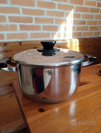 Pentola IMCO Waterless inox serie 900 anni 70/80