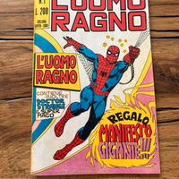 Numero 1 Uomo Ragno 1970 edizione Corno
