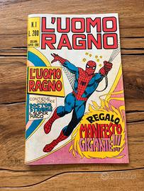 Numero 1 Uomo Ragno 1970 edizione Corno