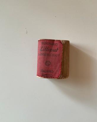 Dizionario Lilliput italiano tedesco vintage