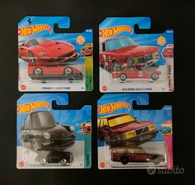 4x Lotto 1/64 Modellini Hot Wheels New Sealed