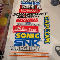 loghi videogiochi e console, anche su richiesta 