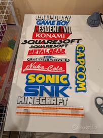 loghi videogiochi e console, anche su richiesta 