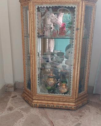 Vetrinetta vintage con specchio