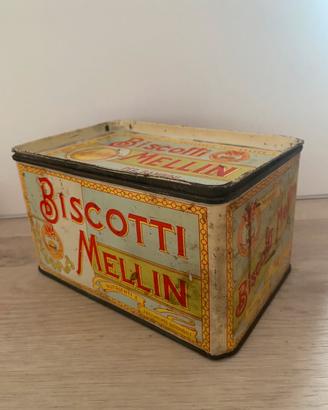 Scatola di latta biscotti MELLIN