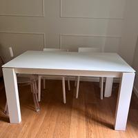 Tavolo in vetro allungabile Calligaris