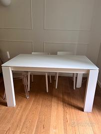 Tavolo in vetro allungabile Calligaris