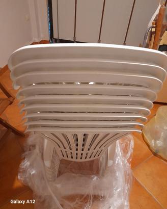 Sedie plastica giardino 