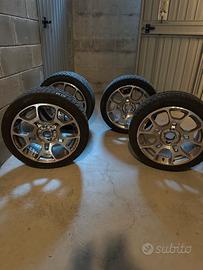 Cerchi in lega 16" Originali Abarth 500 + Gomme