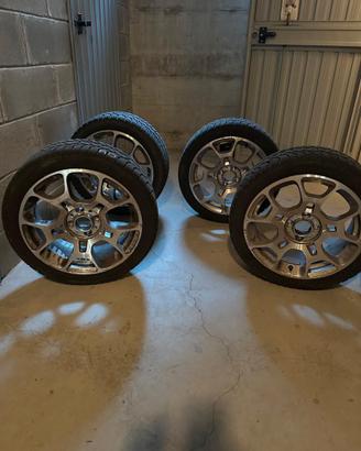 Cerchi in lega 16" Originali Abarth 500 + Gomme