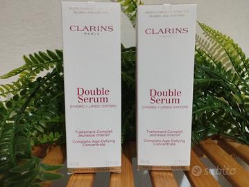 clarins double serum face 